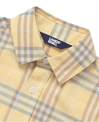 Lands' End Girls Short Sleeve Poplin Camp Shirt