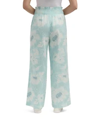 Ellen Tracy Women's Linen Smocked Wide Leg Pant