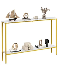 Console Table with Shelf with Dual Anti-Tipping Kits