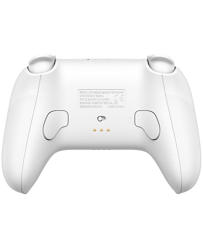 8BitDo Ultimate Bluetooth Wireless Controller for Switch, Pc and Steam with Travel Case - White