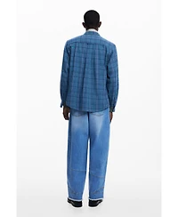 Desigual Men's Combined checkered shirt