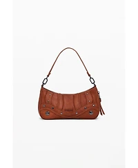 Desigual Women's Small embroidered faux leather bag