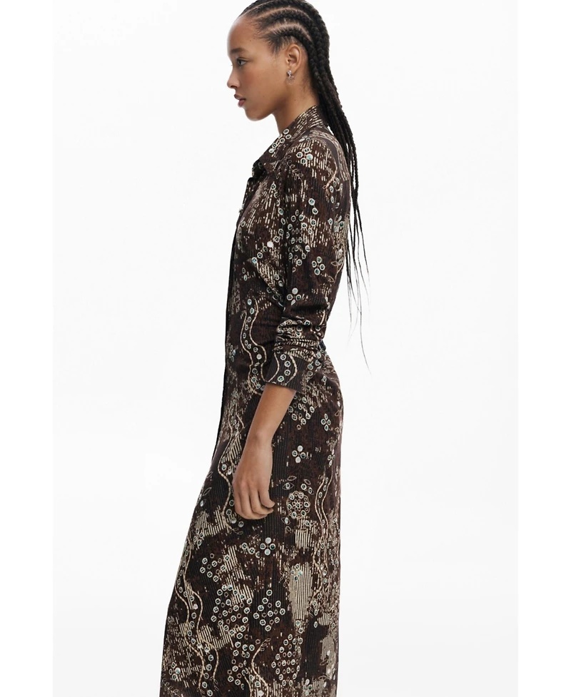 Desigual Women's Snake shirt dress