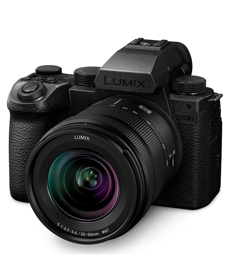 Panasonic Lumix S5IIX Mirrorless Camera with Lumix S 20-60mm f/3.5-5.6 Lens and Lumix S 85mm f/1.8 Lens