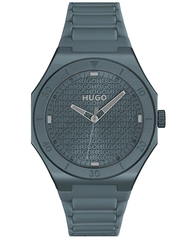 Hugo Boss Men's Grail Light Quartz Silicone Watch