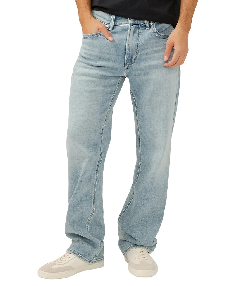 Silver Jeans Co. Men's Gordie Relaxed Fit Straight Leg Jeans