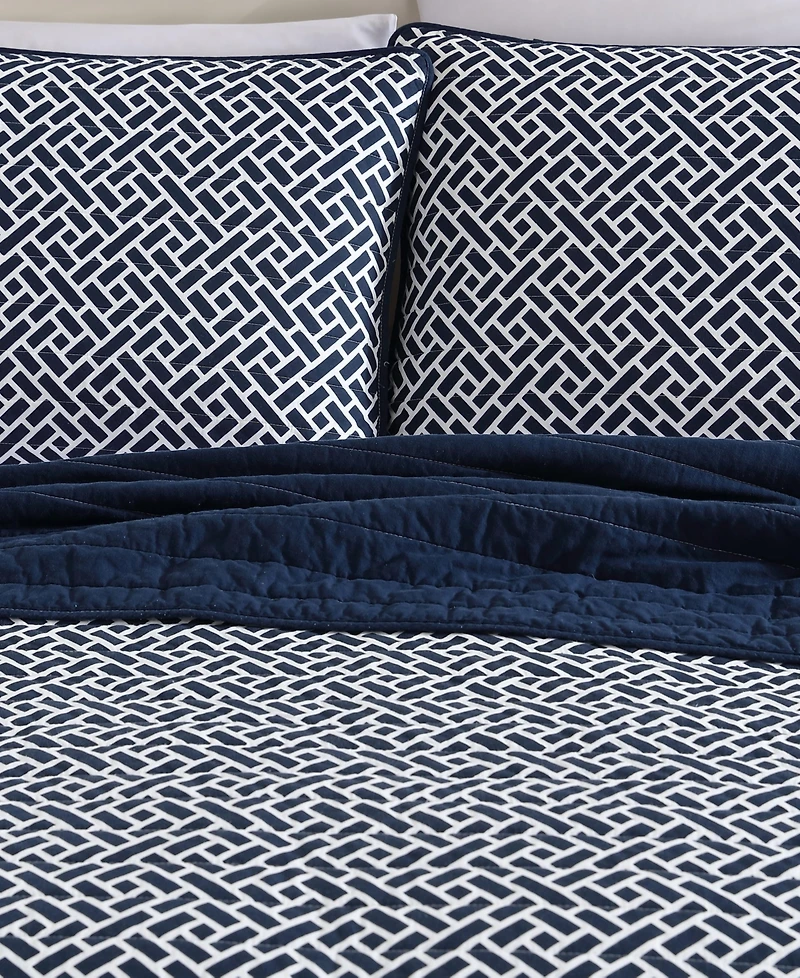 Nautica Lockridge Reversible 3-Pc. Quilt Set