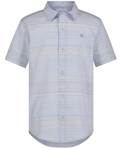 Calvin Klein Big Boys Mini Stripe Shirt