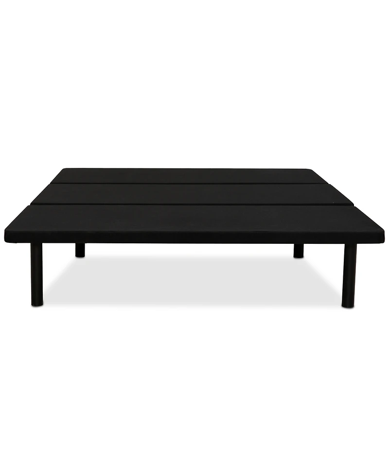 Primo International Airflow Black Upholstered Platform Bed Frame
