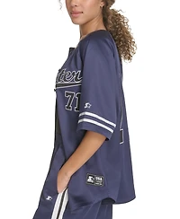 Starter Women's Logo Raglan-Sleeve Baseball Shirt