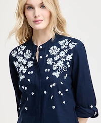 Tommy Hilfiger Women's Floral Puff-Print Tunic