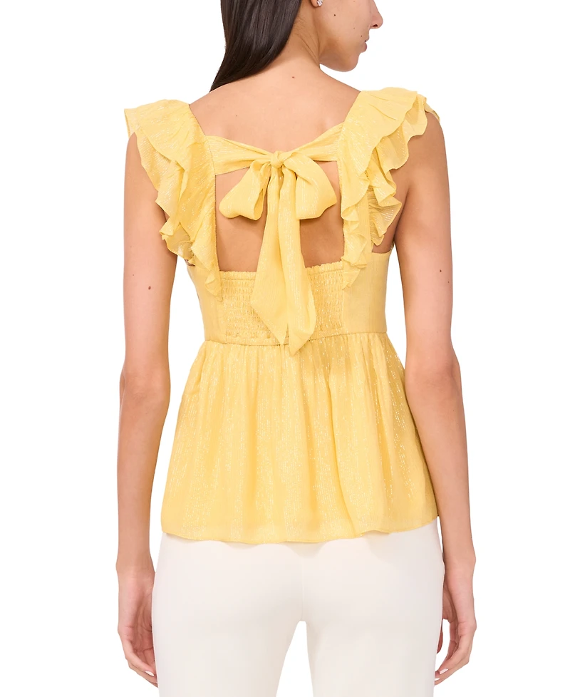 Parker Women's The Jolene Ruffle-Square-Neck Top
