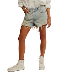 Free People Women's Now Or Never Denim Shorts