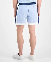 Boss by Hugo Men's Colorblocked Drawstring 5" Swim Shorts