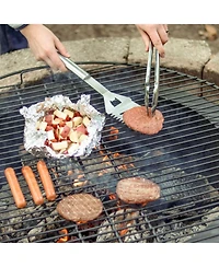 Outdoor Camping or Backyard Heavy-Duty Steel Round Fire Pit Cooking Rack Grill Grate - 40"