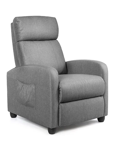 Recliner Sofa Wingback Chair with Massage Function