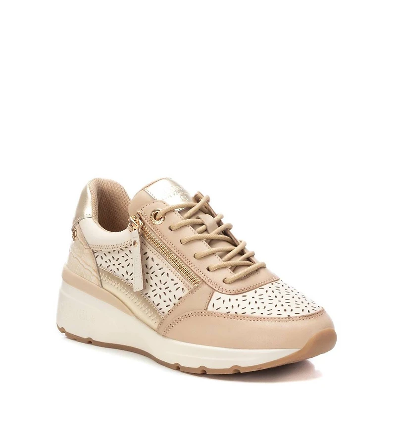 Carmela Collection Women's Leather Casual Sneakers By Xti