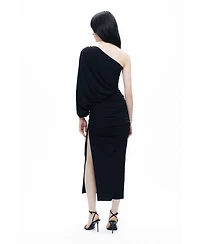 Nocturne Women's Draped Detail Maxi Dress