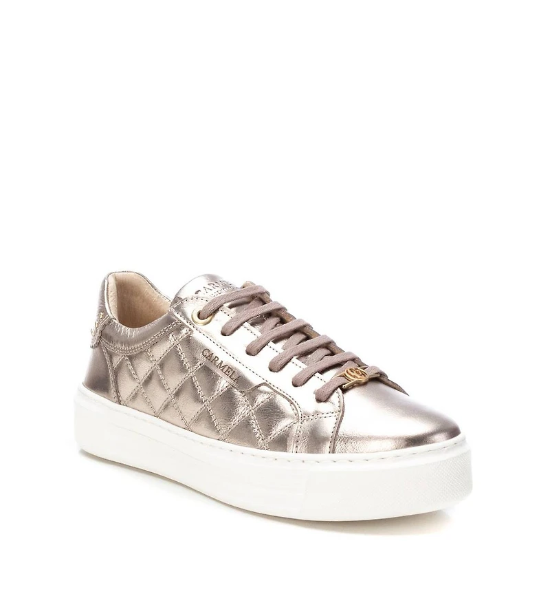 Carmela Collection Women's Leather Casual Sneakers By Xti