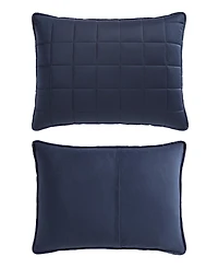 Closeout! Nautica Solid Brushed Micro Jersey 3-Pc. Quilt Set