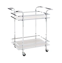 Lameris 2 Tier Bar Cart W Handle