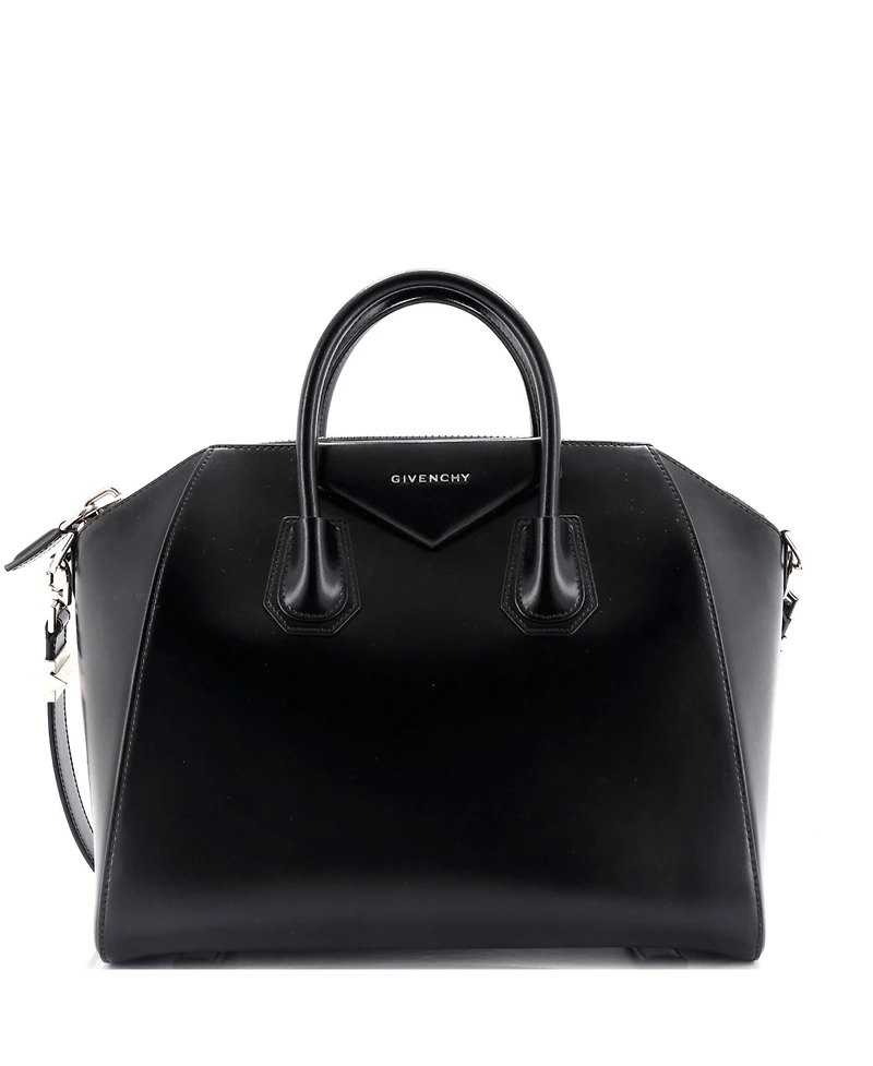 Pre-Owned Givenchy Antigona Bag Glazed Leather