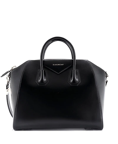 Pre-Owned Givenchy Antigona Bag Glazed Leather