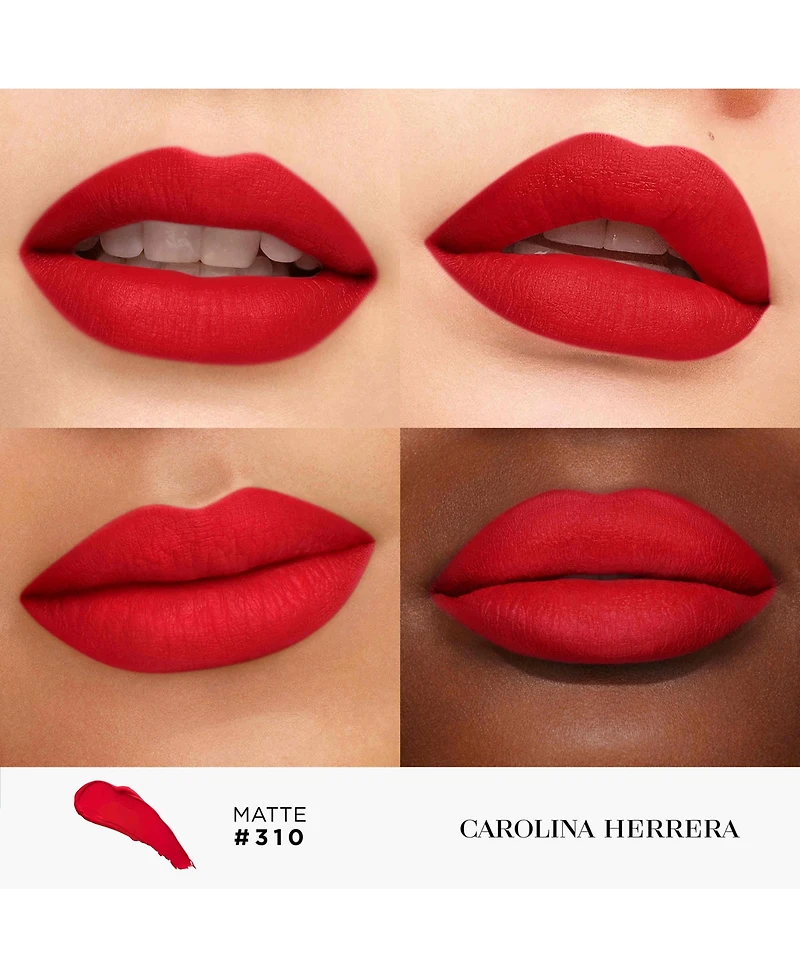 Carolina Herrera Fabulous Kiss Matte Refillable Lipstick & Love Karma Cap