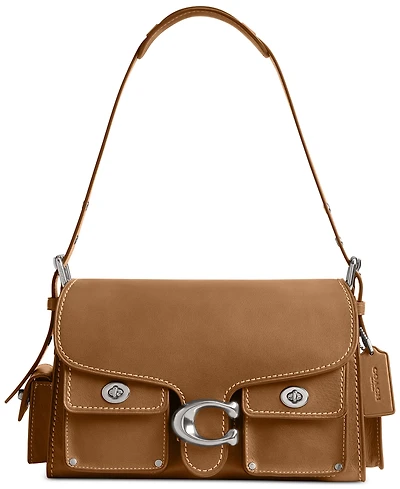 Coach Tabby Turnlock Medium Soft Leather Shoulder Bag