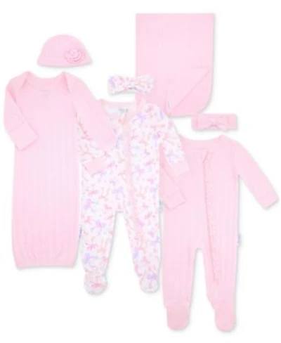 Max Olivia Baby Girls 2 Piece Outfit Sets Reversible Swaddle Blanket