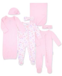 Max Olivia Baby Girls 2 Piece Outfit Sets Reversible Swaddle Blanket