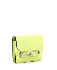 Pre-Owned Hermes Roulis Slim Wallet Chevre Mysore