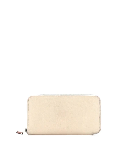 Pre-Owned Hermes Long Azap Zip Around Wallet Epsom