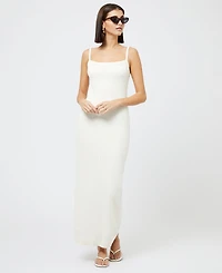 French Connection Women's Square-Neck Pointelle Dress