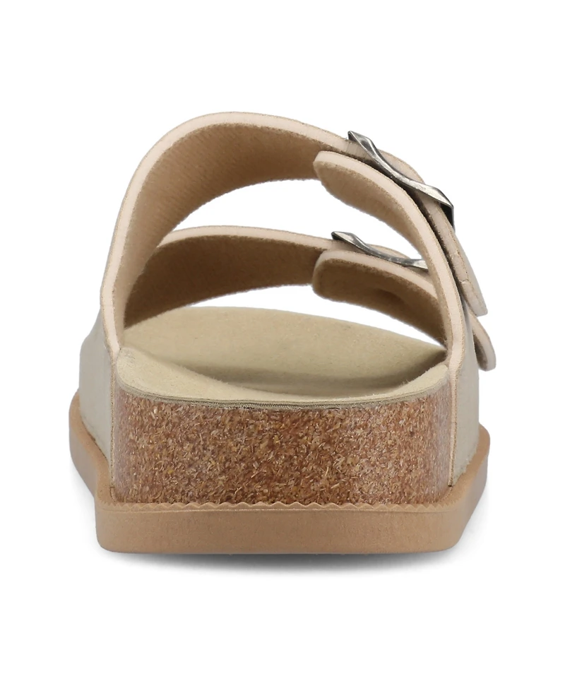 Journee Collection Tula Slip-On Flat Sandals
