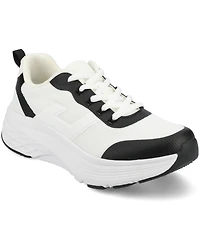 Journee Collection Women's Marshel Lace Up Jogger Sneakers