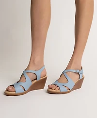 Journee Collection Women's Kedzie2 Strappy Wedge Sandals