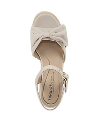 LifeStride Women's Tahlia Open RoundToe Espadrille Wedge Sandals