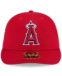 New Era Men's Red Los Angeles Angels 2025 Spring Training Low Profile 59FIFTY Fitted Hat
