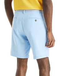 Nautica Men's Solid-Color Stretch-Twill 8.5" Deck Shorts