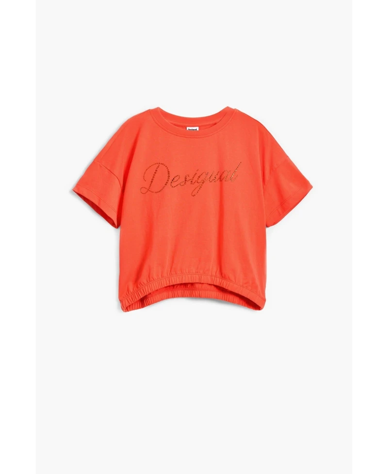 Desigual Girls Girls's t-shirt with strass