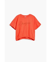 Desigual Girls Girls's t-shirt with strass