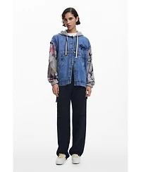 Desigual Women's Mickey Mouse denim jacket