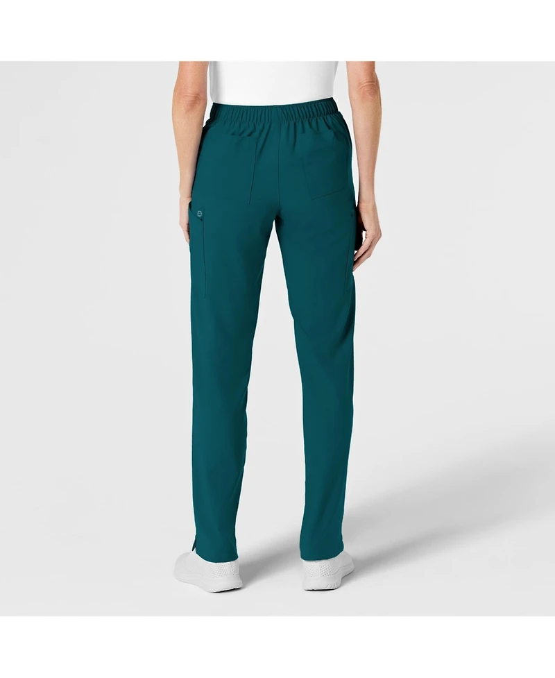 Wink Petite W123 Flat Front Cargo Scrub Pant