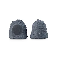 Wireless Outdoor Rechargeable Stereo Rock Speakers Pair