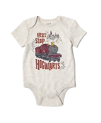 Harry Potter Fleece Pullover Hoodie Bodysuit and Pants 3 Piece Outfit Set