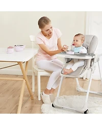 Baby Convertible High Chair with Wheels