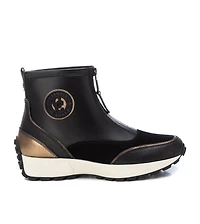 Carmela Leather Collection Women's Sneaker Booties By Xti