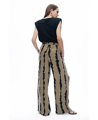 Nocturne Women's Flowy Printed Pants
