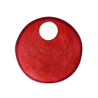 Solo Tomato Mini Jute Bag In Red